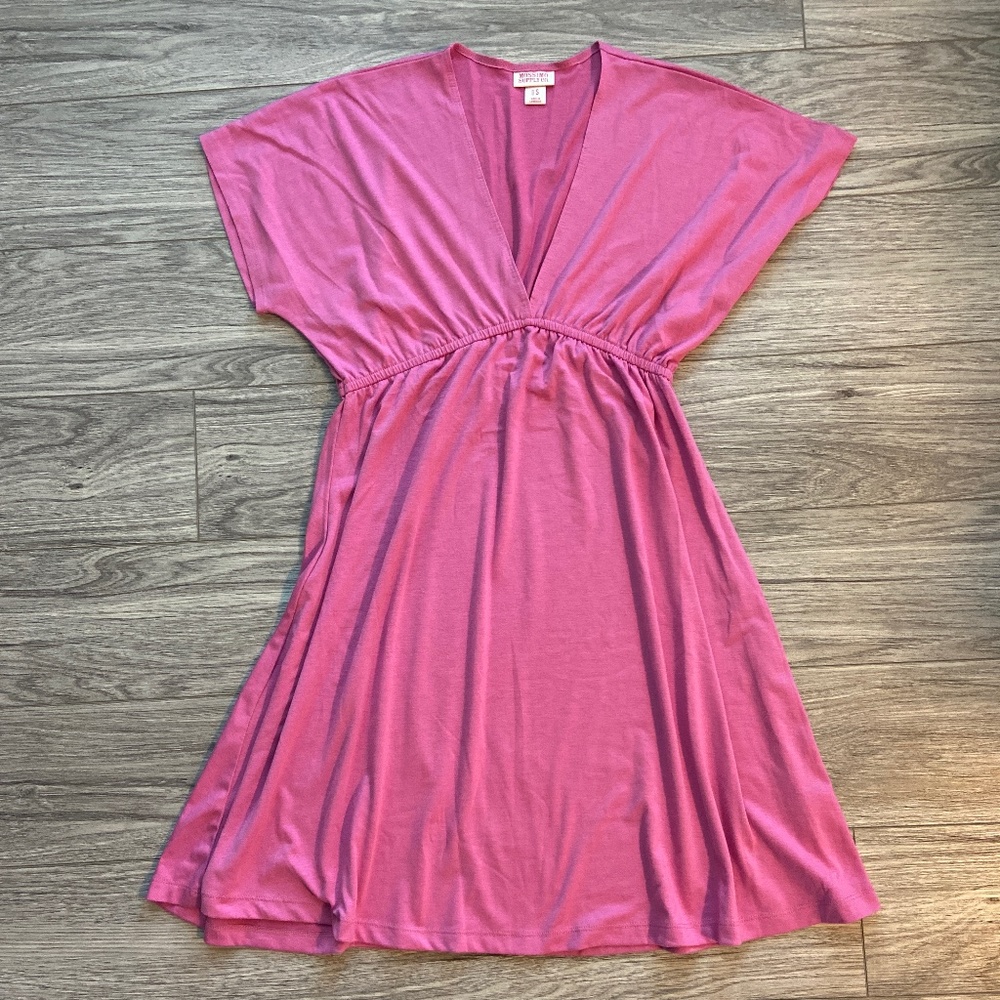Women’s Pink Beach Cover Up Dress